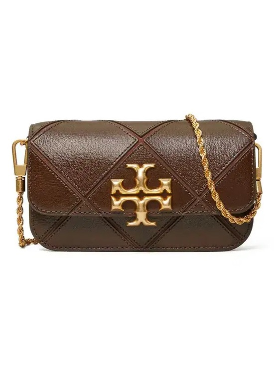 Tory Burch Handbags - ‼️Tory Burch Eleanor Diamond Quilt Brown Leather Crossbody Bag